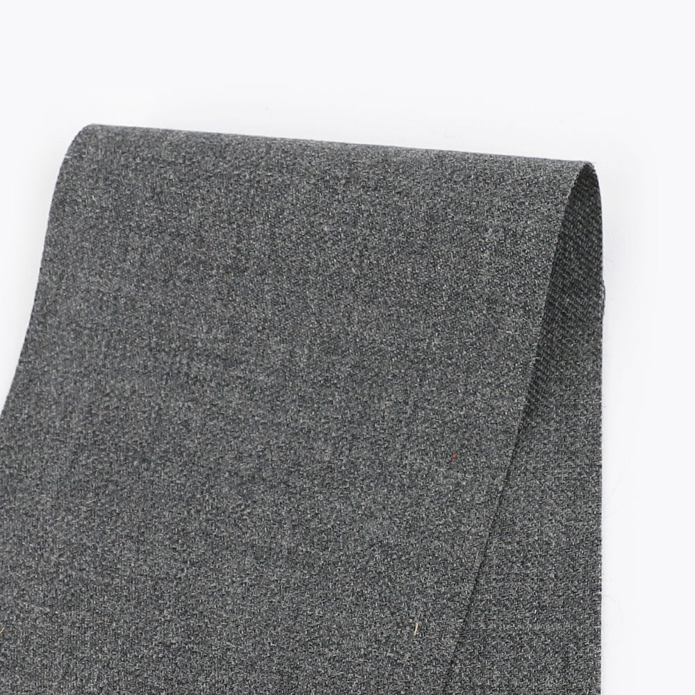 Twill Wool / Poly Suiting - Anchor Marle (remnant)