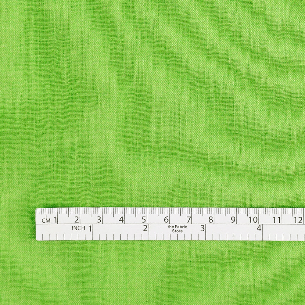 Plain Weave Linen - Apple