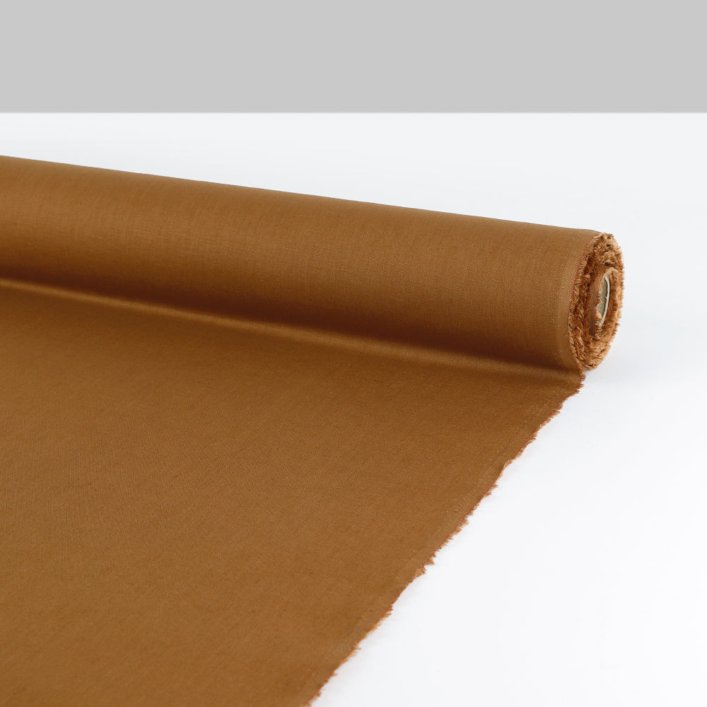 Plain Weave Linen - Cinnamon Stick