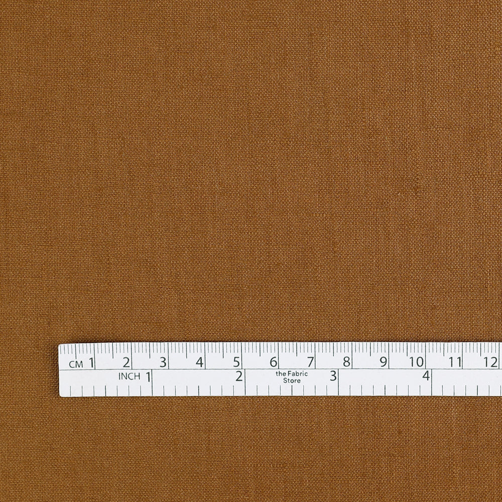 Plain Weave Linen - Cinnamon Stick