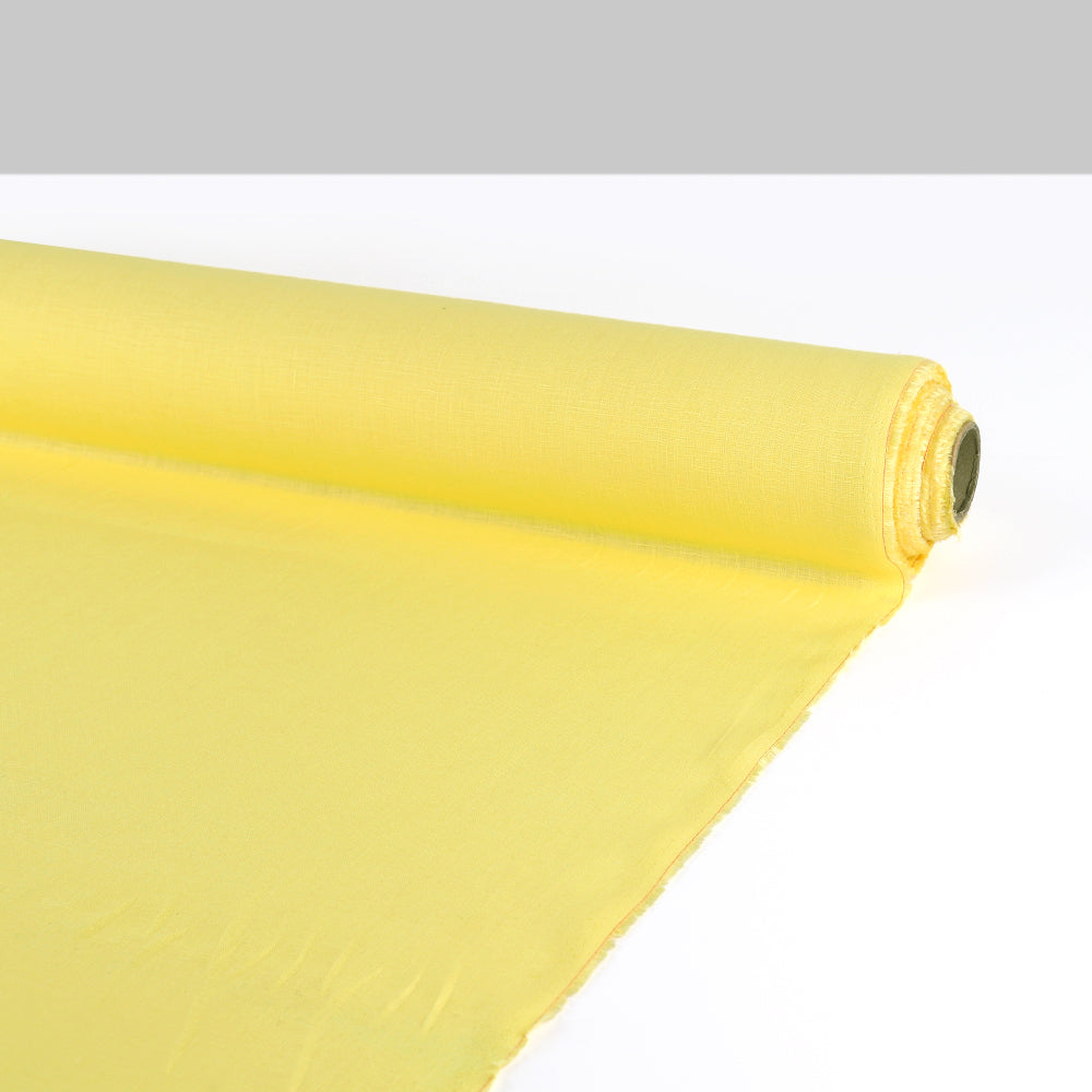 Plain Weave Linen - Lemonade