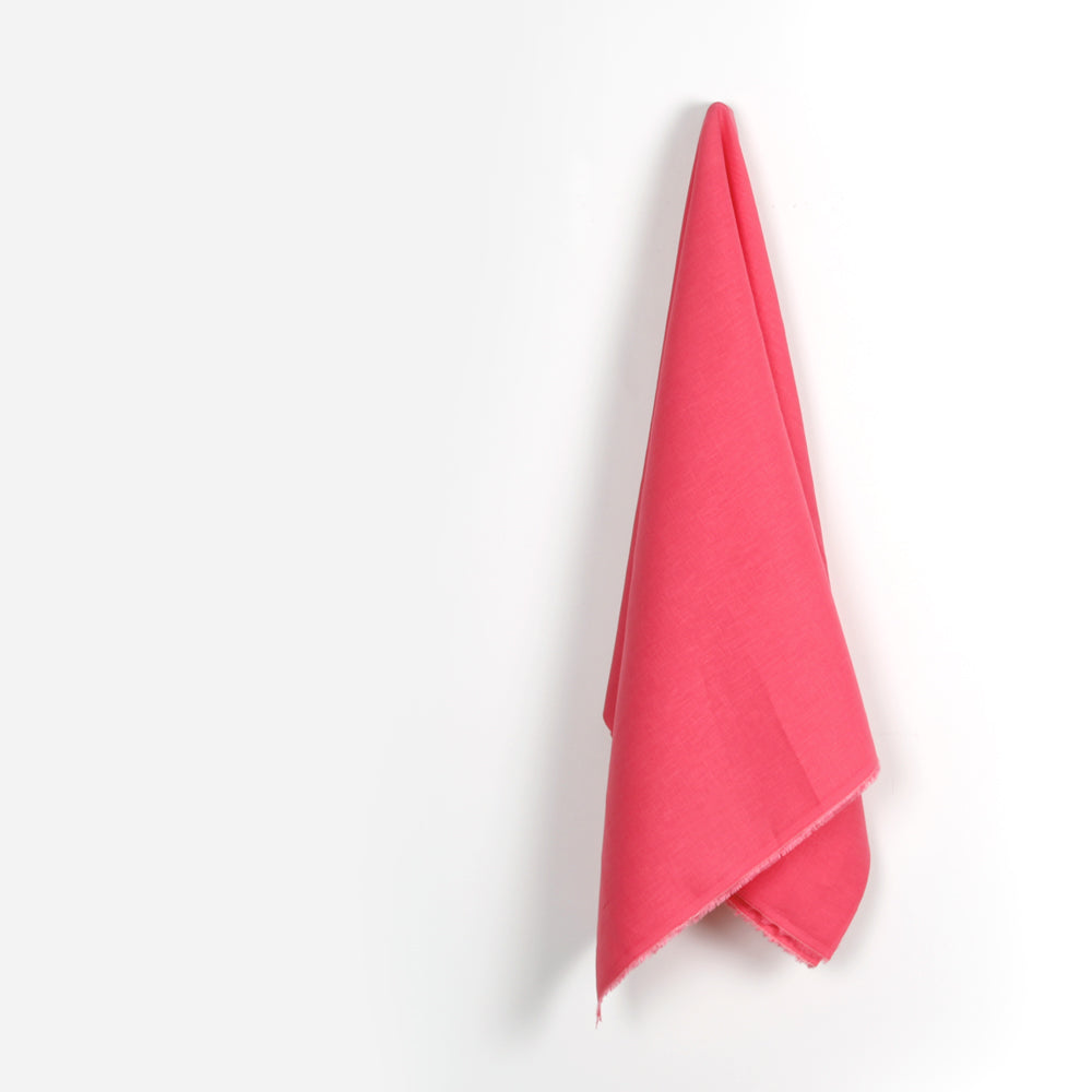 Plain Weave Linen - Lipstick