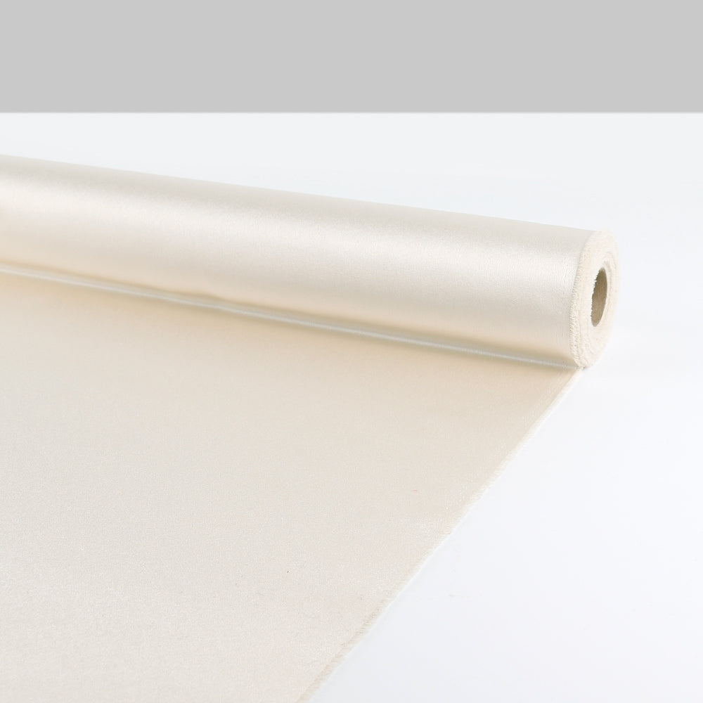 Poly Crepe Back Satin - Soy