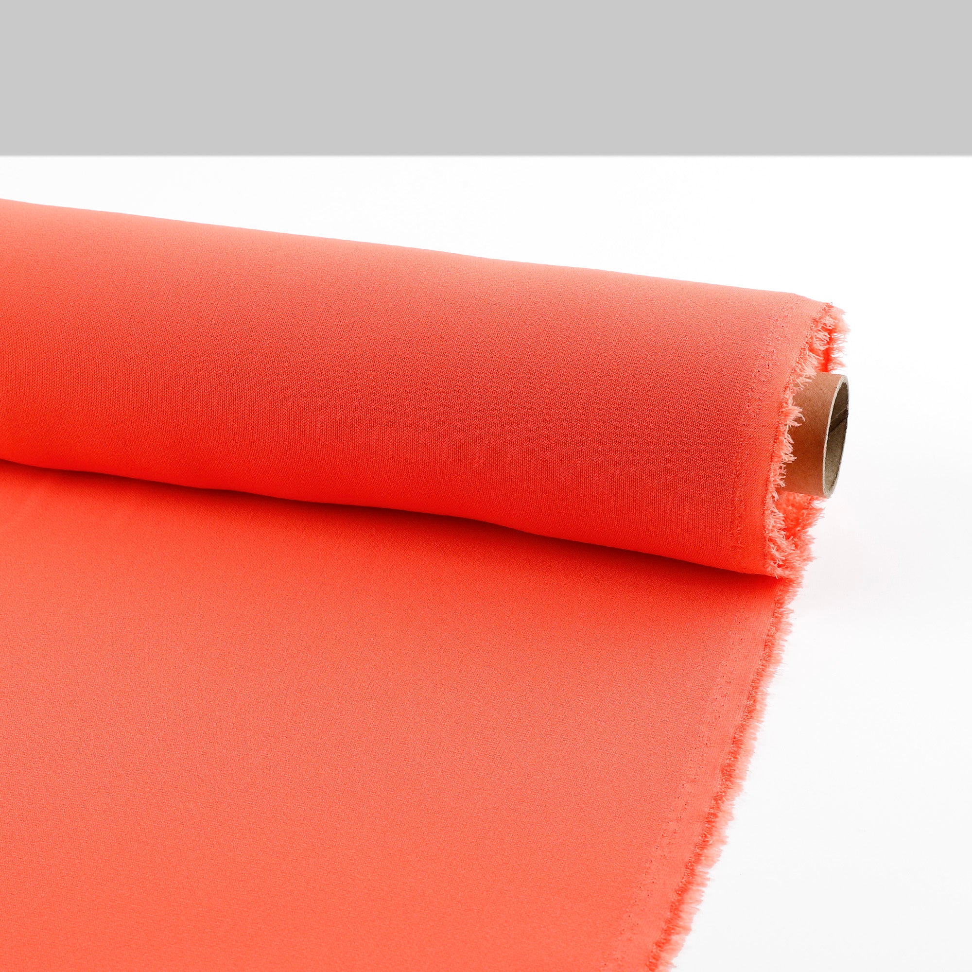 Semi Sheer Triacetate / Poly Suiting - Coral