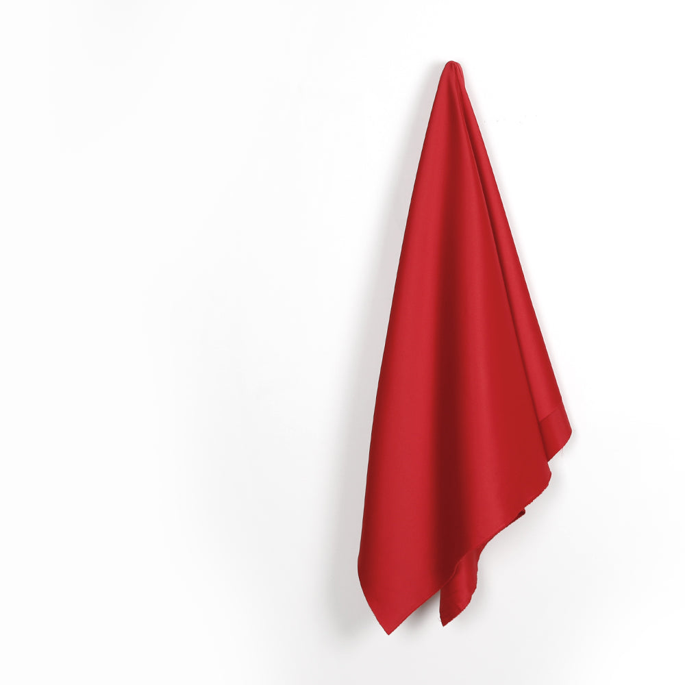 Poly Duchess Satin - Cherry
