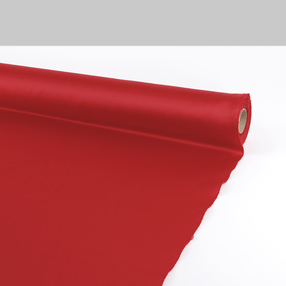 Poly Duchess Satin - Cherry