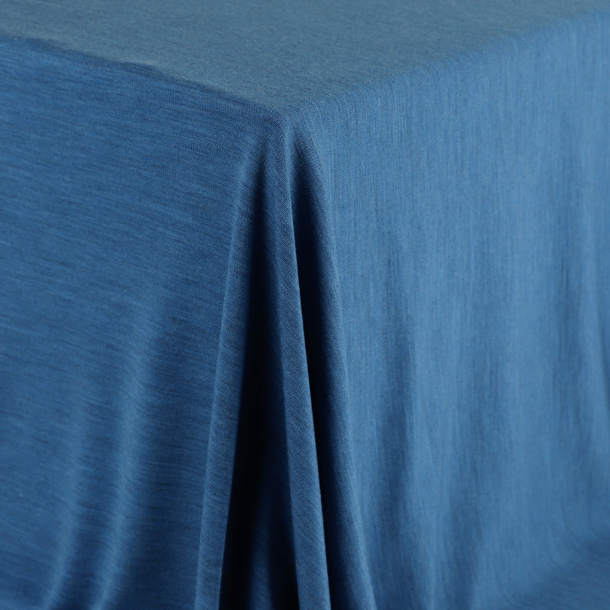 Pure Merino Interlock - Blue Heather