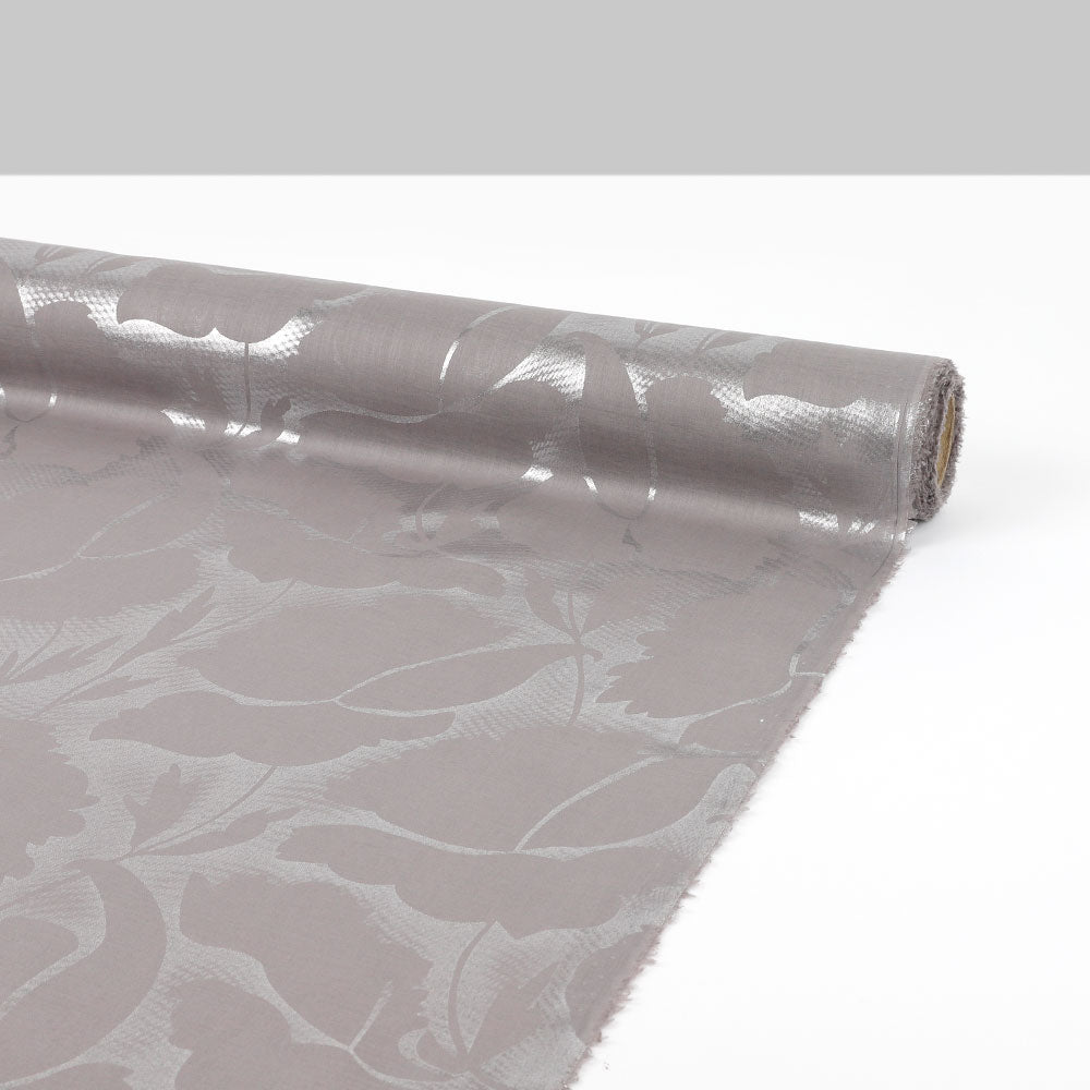 Silhouette Bloom Foiled Cotton - Heather