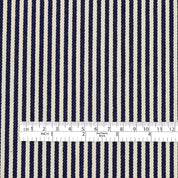 11oz Hickory Stripe Denim - Ink / Cream