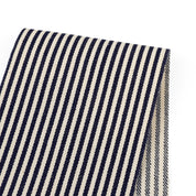 11oz Hickory Stripe Denim - Ink / Cream