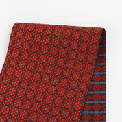 Flower Circle Jacquard - Red