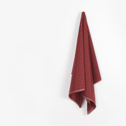 Regency Stripe Cotton / Silk Voile -  Sangria