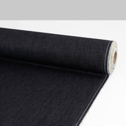 Reverse Paisley Stretch Denim - Ink