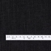 Reverse Paisley Stretch Denim - Ink