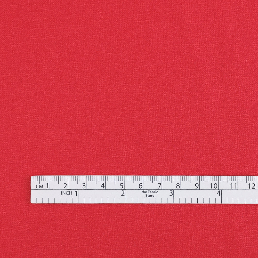 Pure Wool Flannel - Hibiscus
