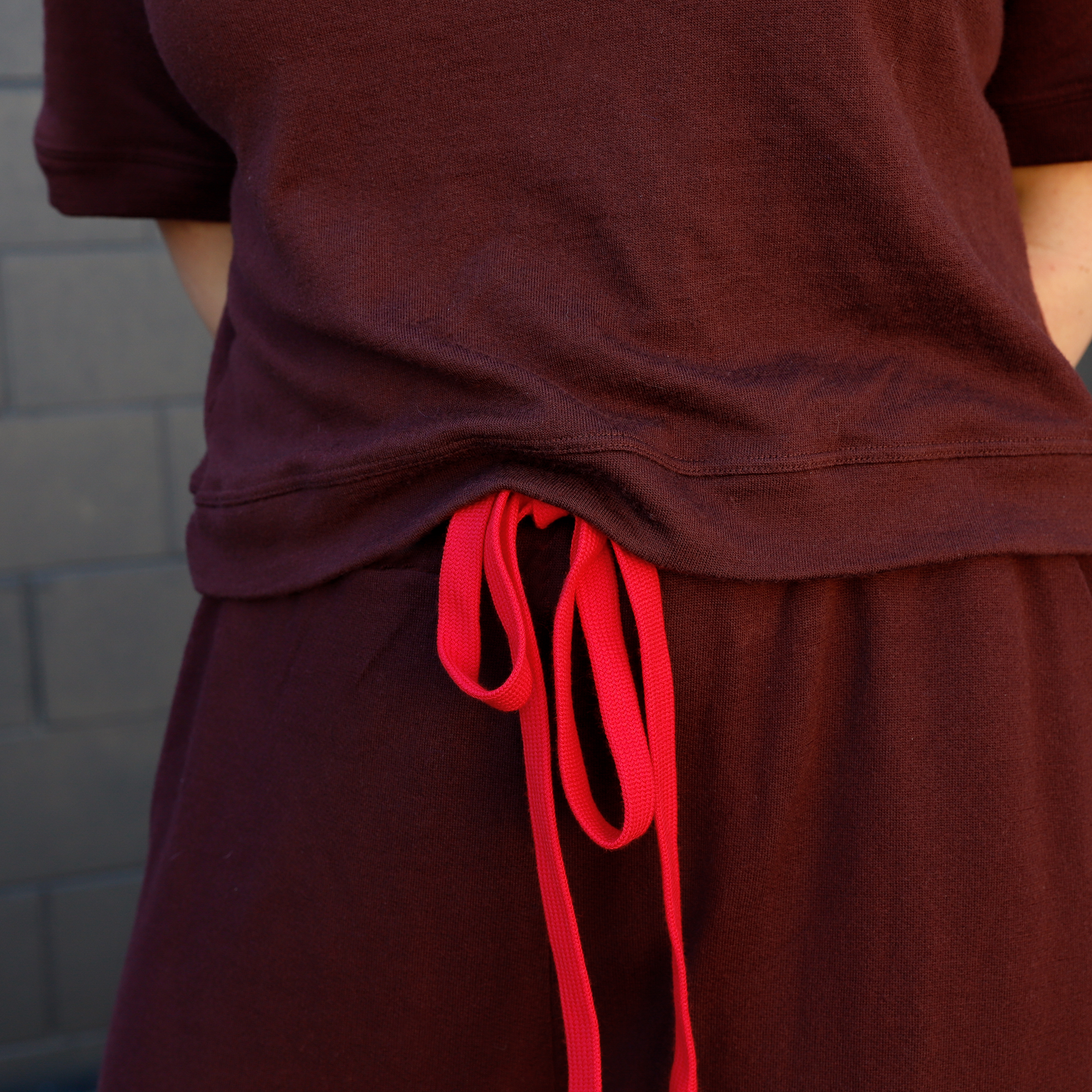 Heavyweight Merino Sweatshirting - Sumac (Pieces)
