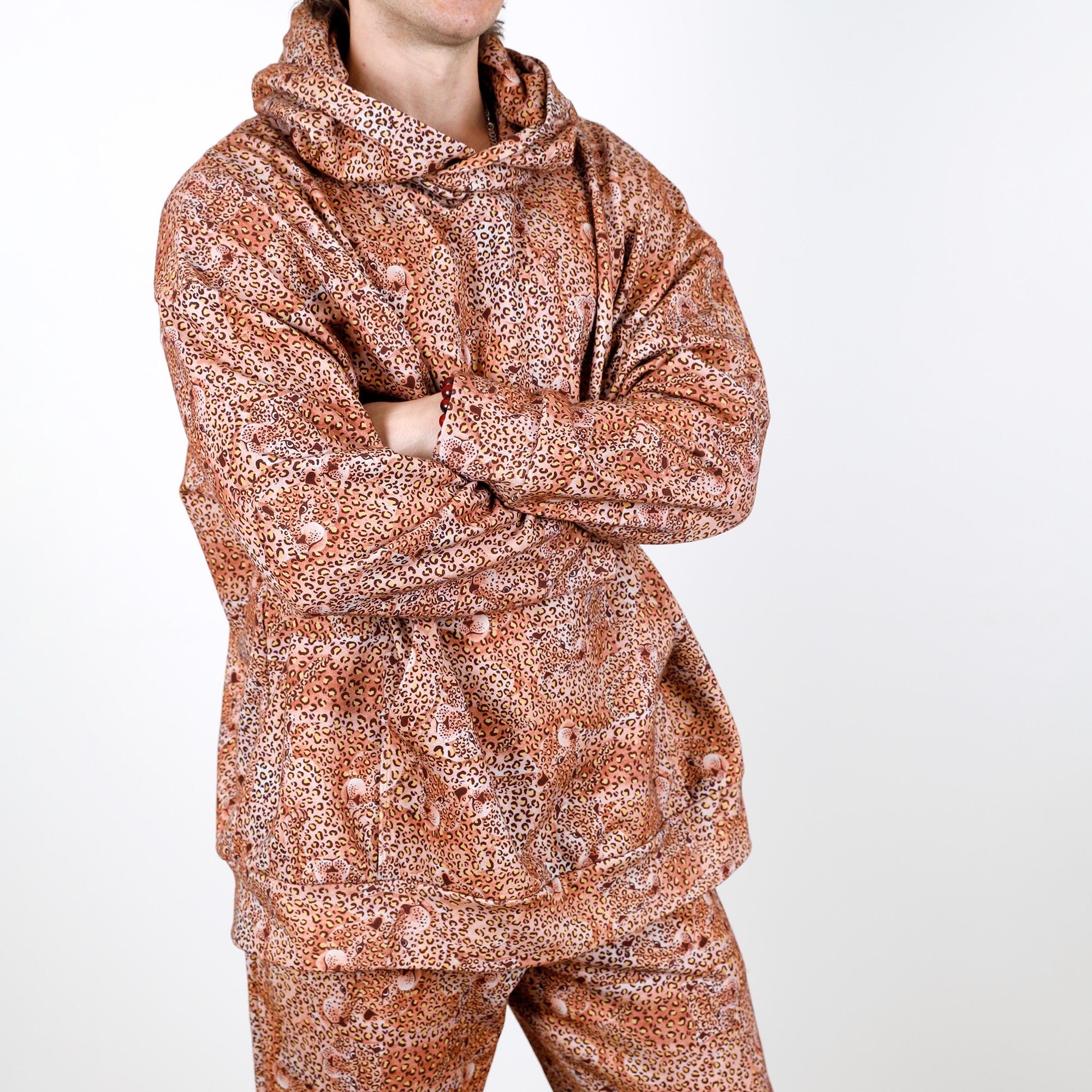 Liberty Southfield Sweatshirting - Leopard Camo/B