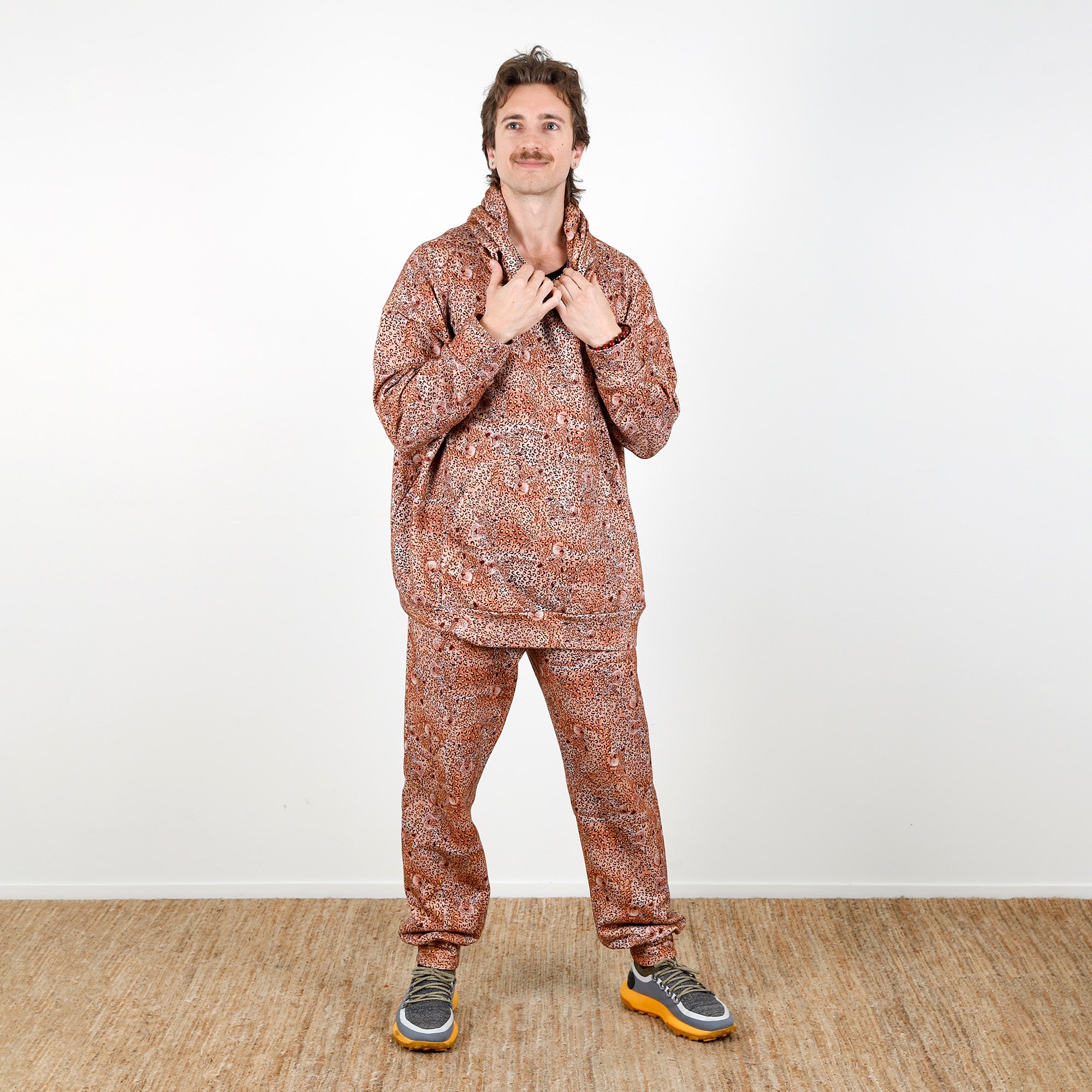 Liberty Southfield Sweatshirting - Leopard Camo/B