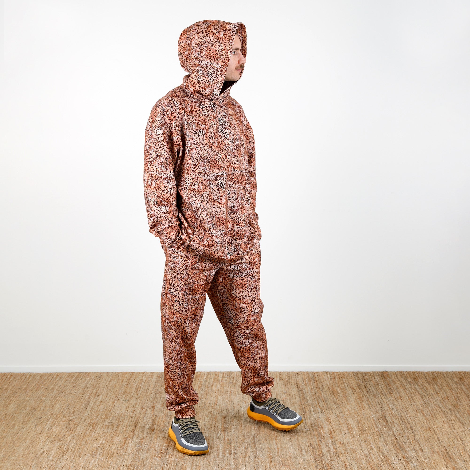 Liberty Southfield Sweatshirting - Leopard Camo/B