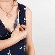 Dancing Nymphs Viscose/Rayon Crepe - Midnight