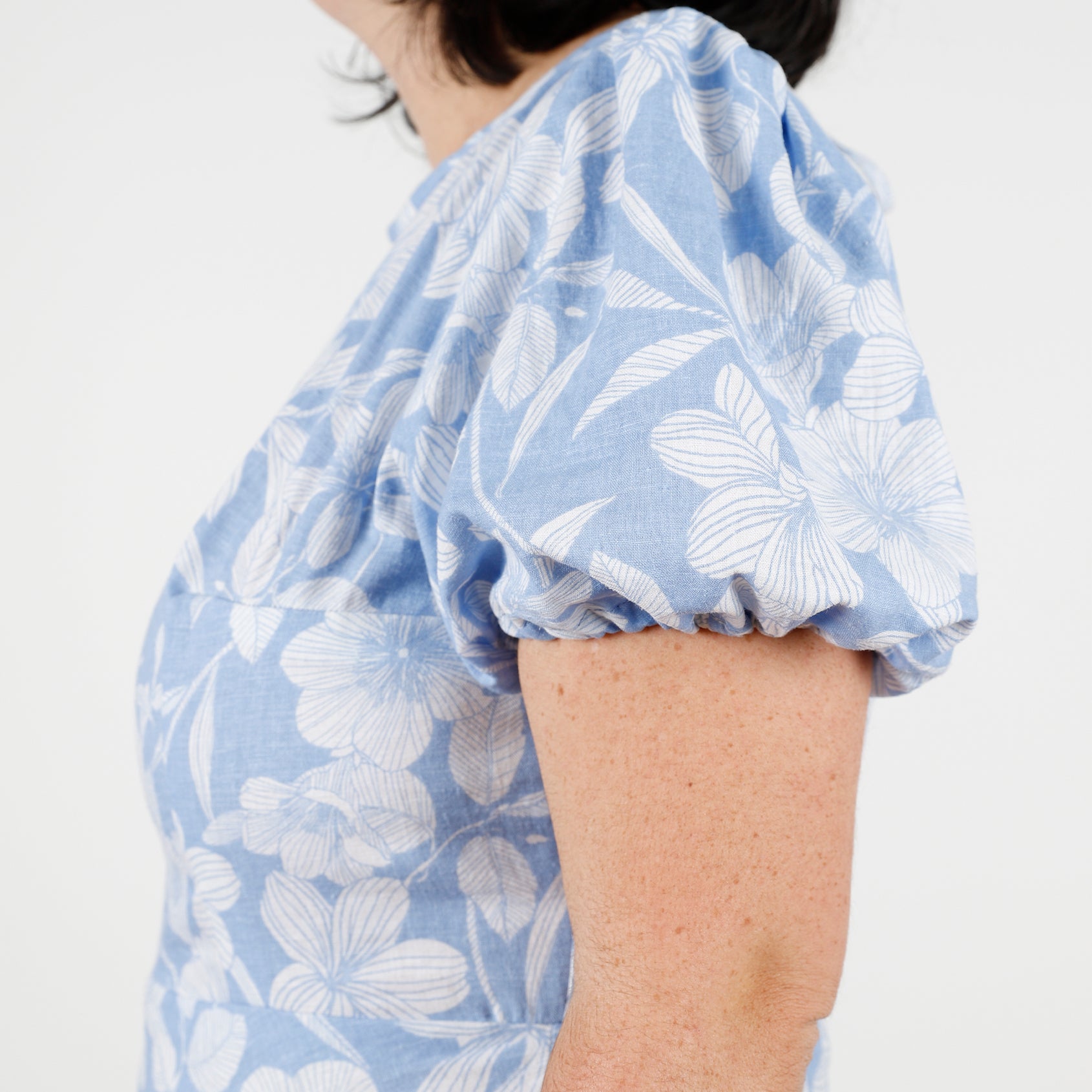 Morning Glory Midweight Linen / Viscose - Blue