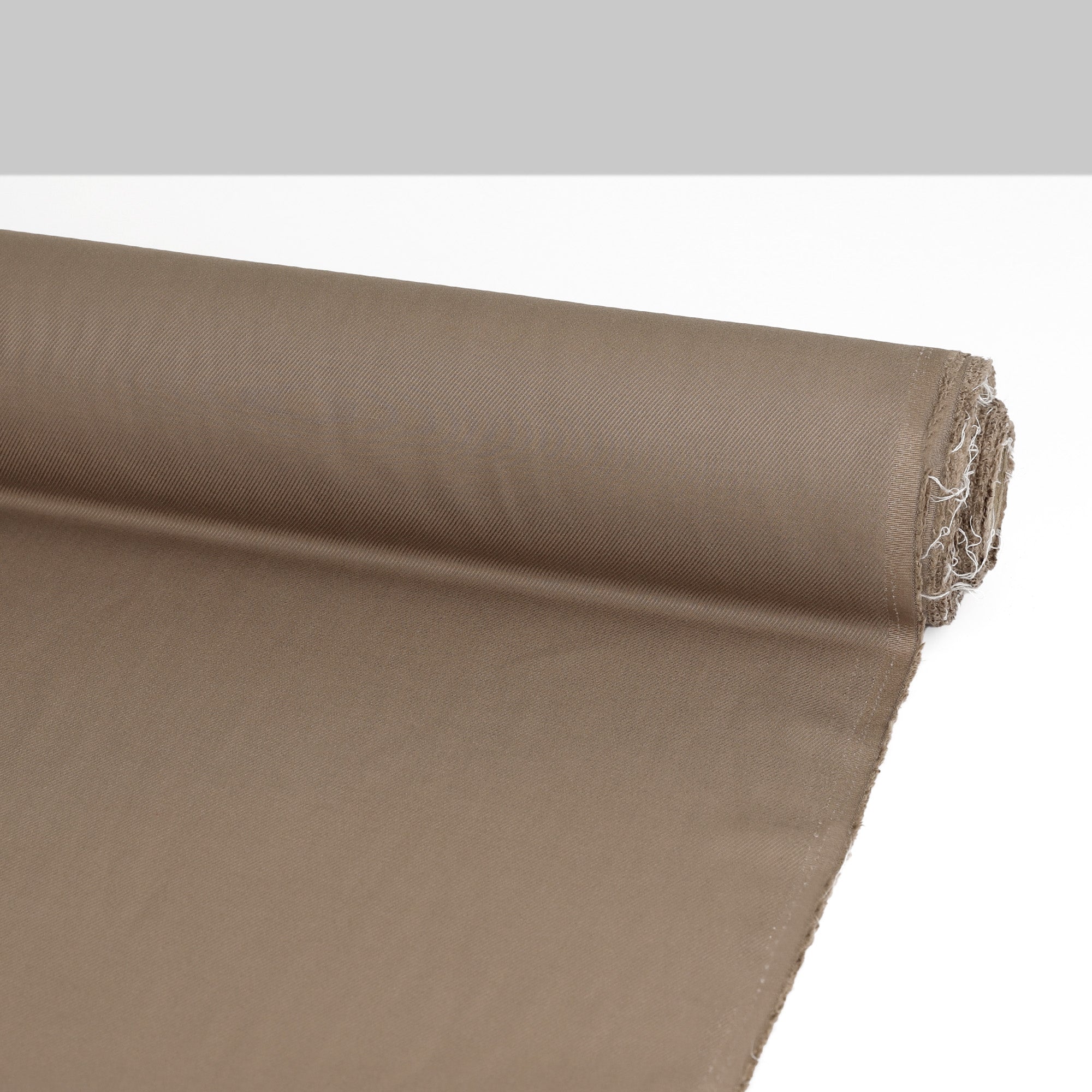 Midweight Viscose Blend Twill - Doe