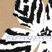 Zebra Flower Linen - Sand