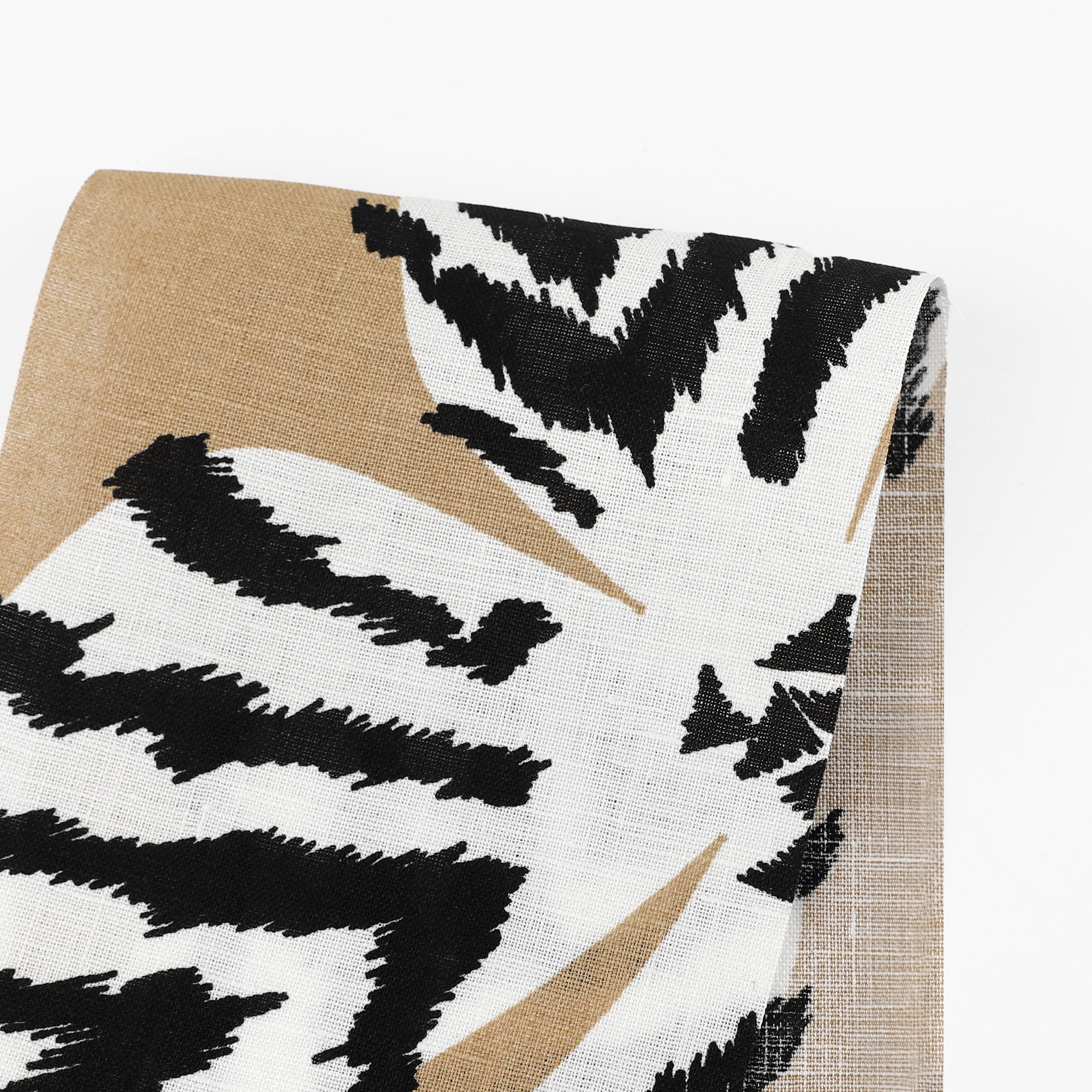 Zebra Flower Linen - Sand