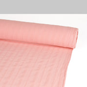 Woven Stripe Cotton Muslin - Cherry Blossom