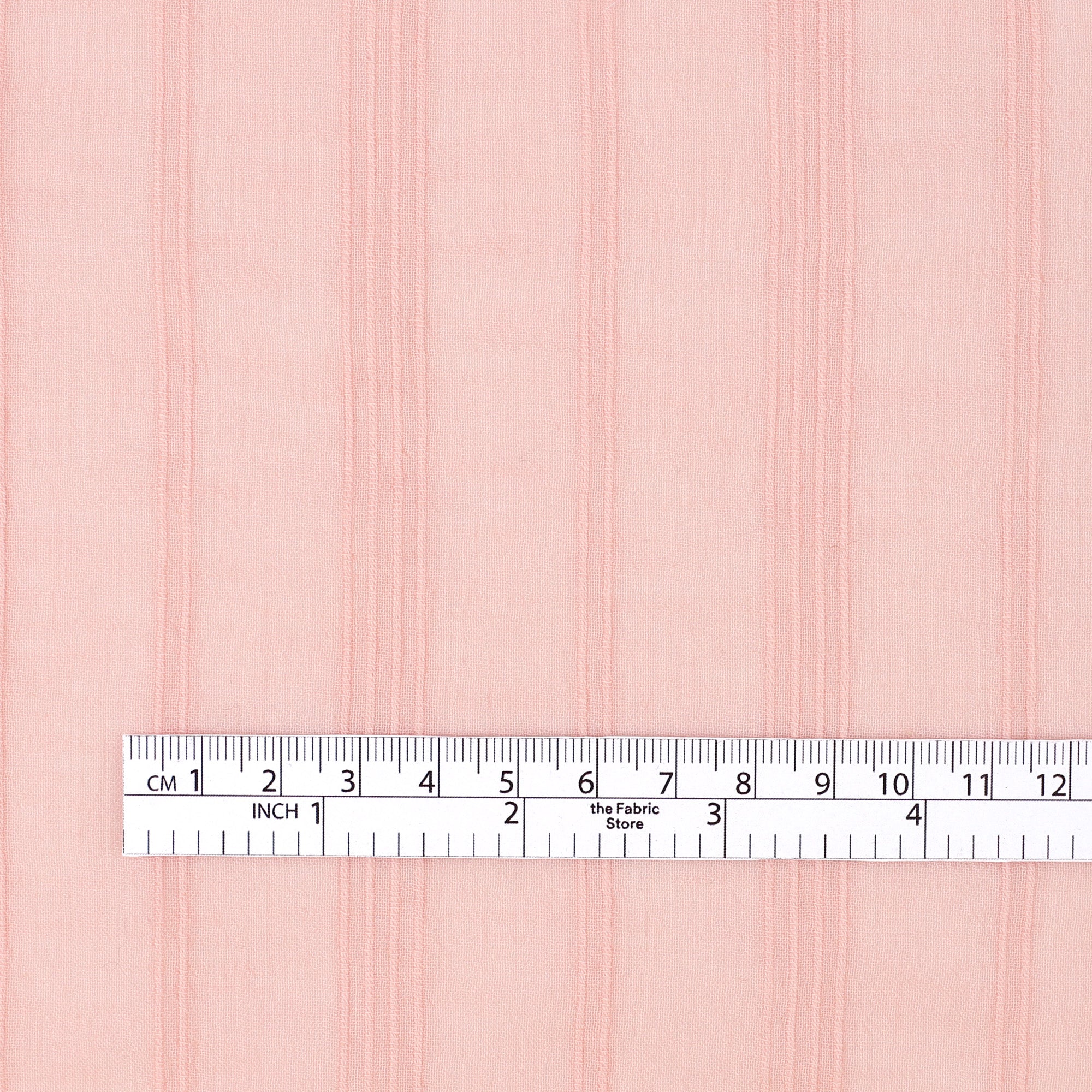 Woven Stripe Cotton Muslin - Cherry Blossom
