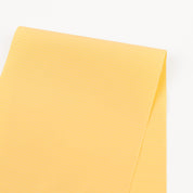 Tonal Weft Stripe Stretch Cotton - Banana