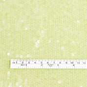 Sheer Circle Sequined Tulle - Seedling