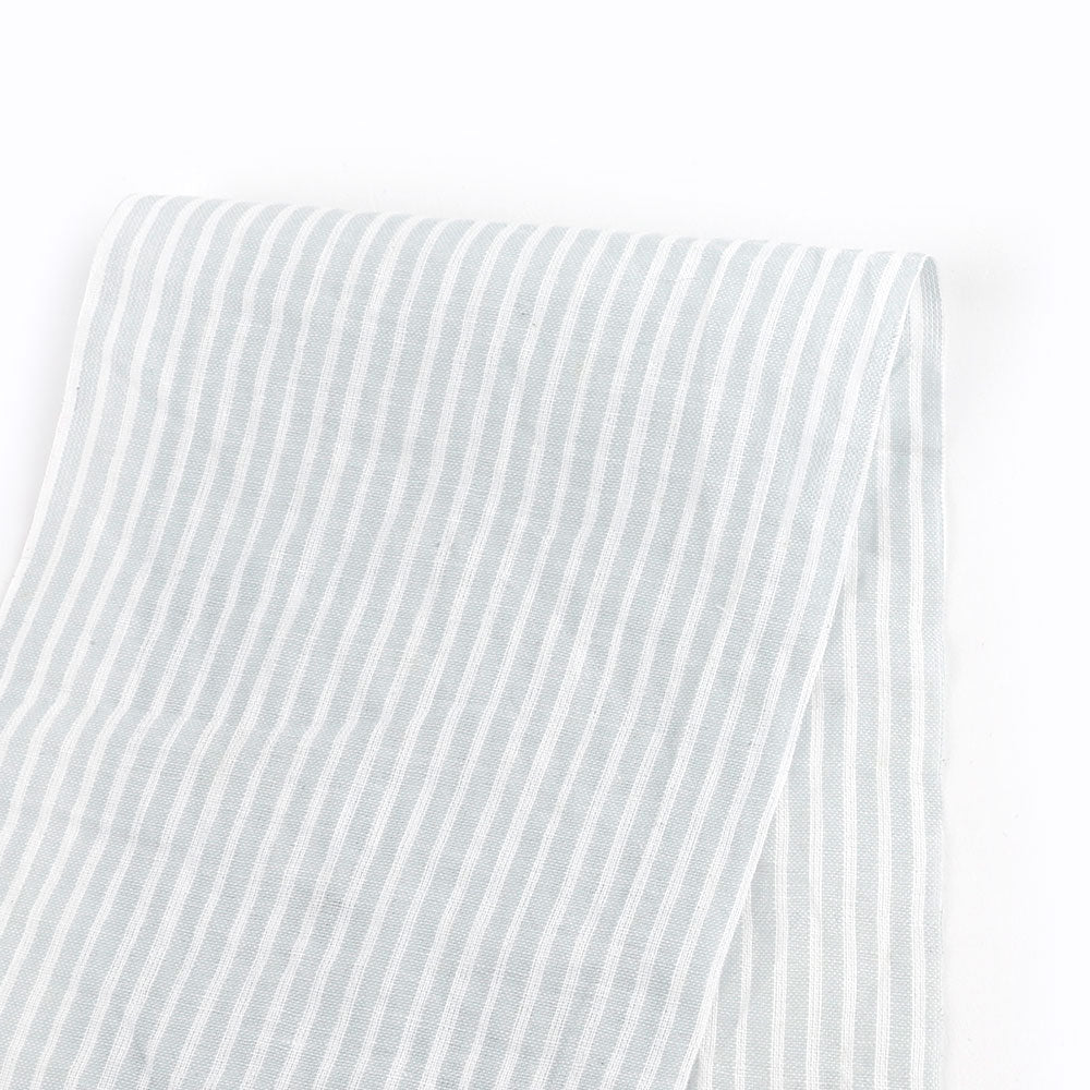 Sheer Striped Cotton Voile - Mist