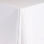 Sheer Poly Satin - White
