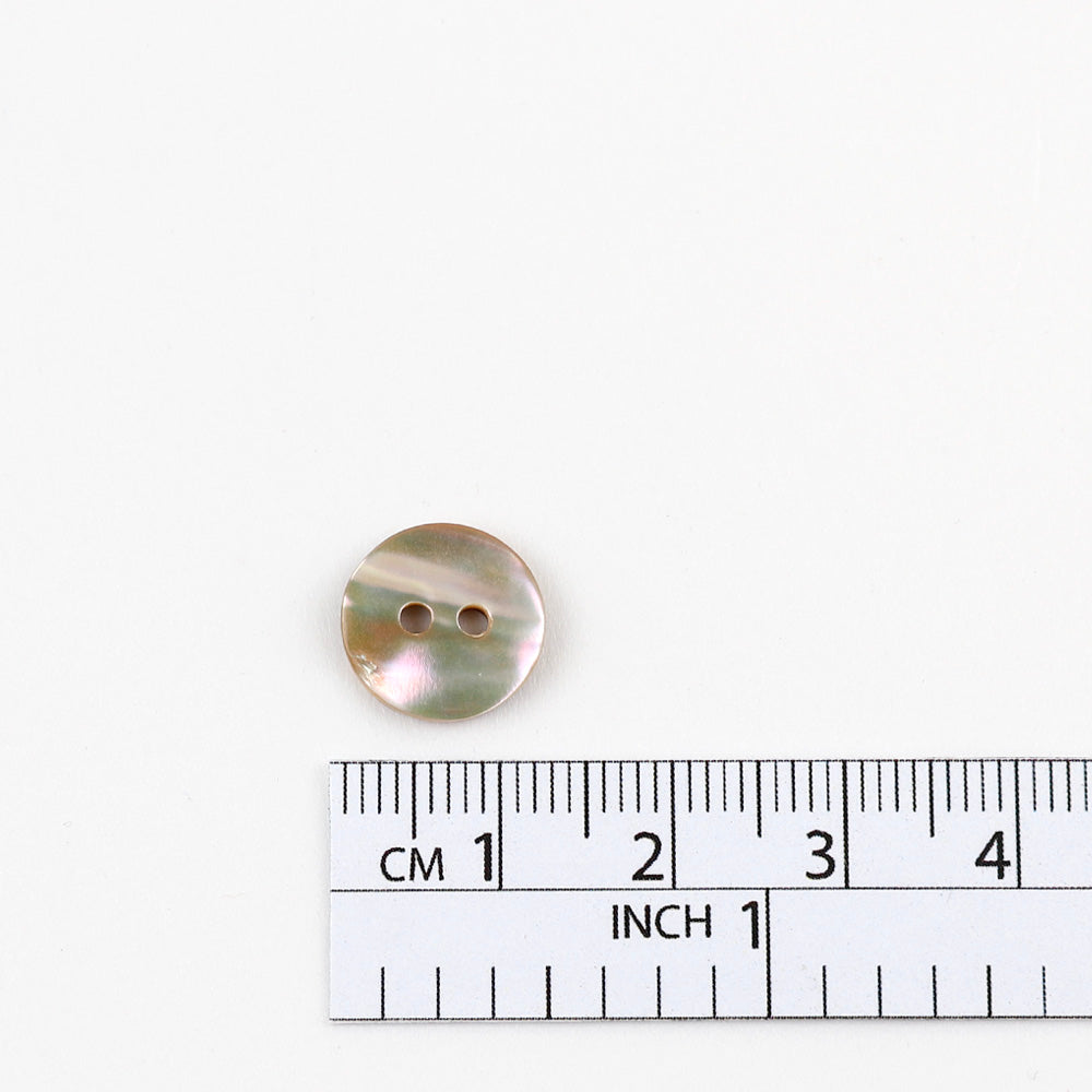 Shell Button L18 - Dusky Pink