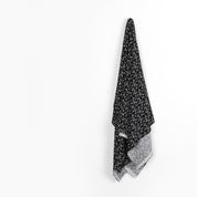 Shooting Star Satin Backed Crepe - Black