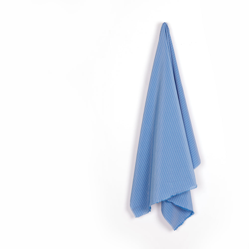 Thread Stripe Viscose / Cotton - Topaz