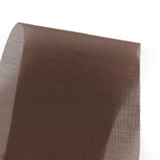 Sheer Cotton / Silk Organdy - Chocolate