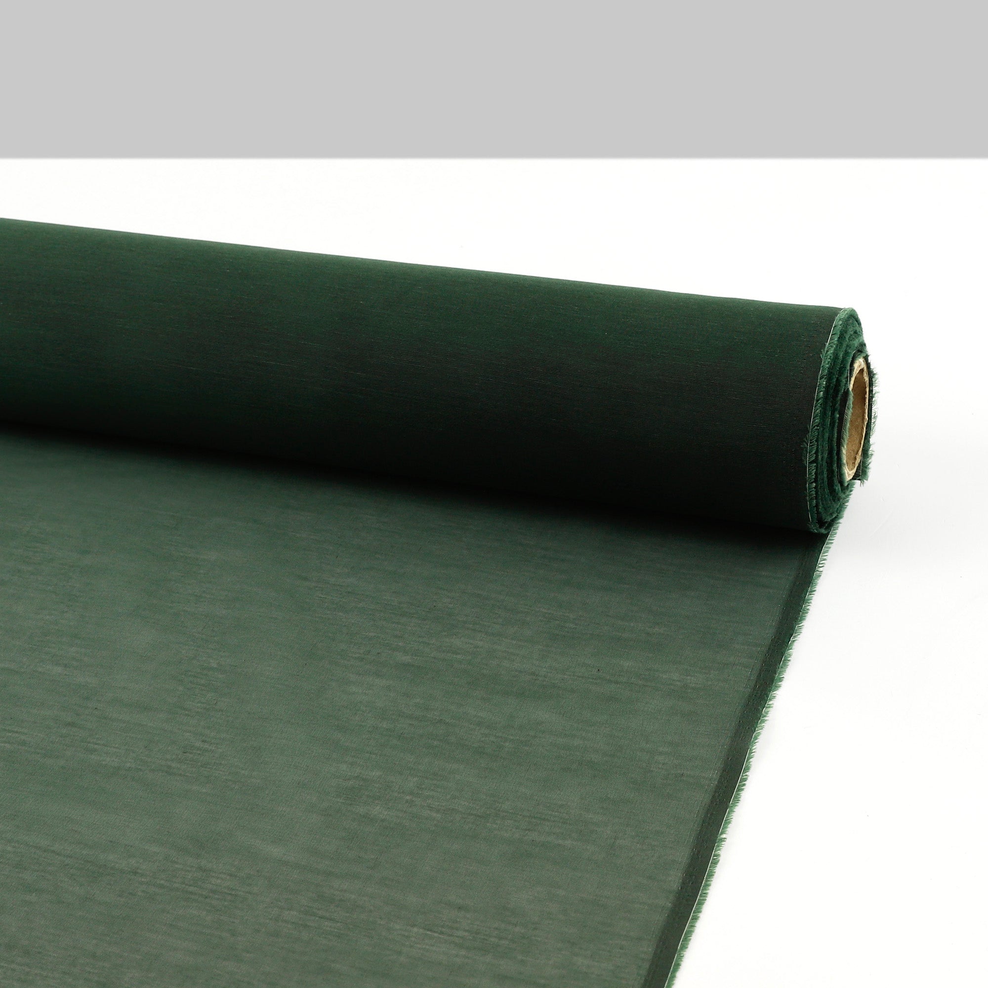 Sheer Cotton / Silk Organdy - Pine