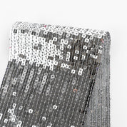 Square Sequinned Tulle - Silver