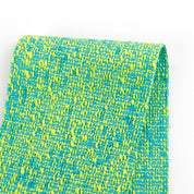 Slubby Poly Tweed - Sour Lime