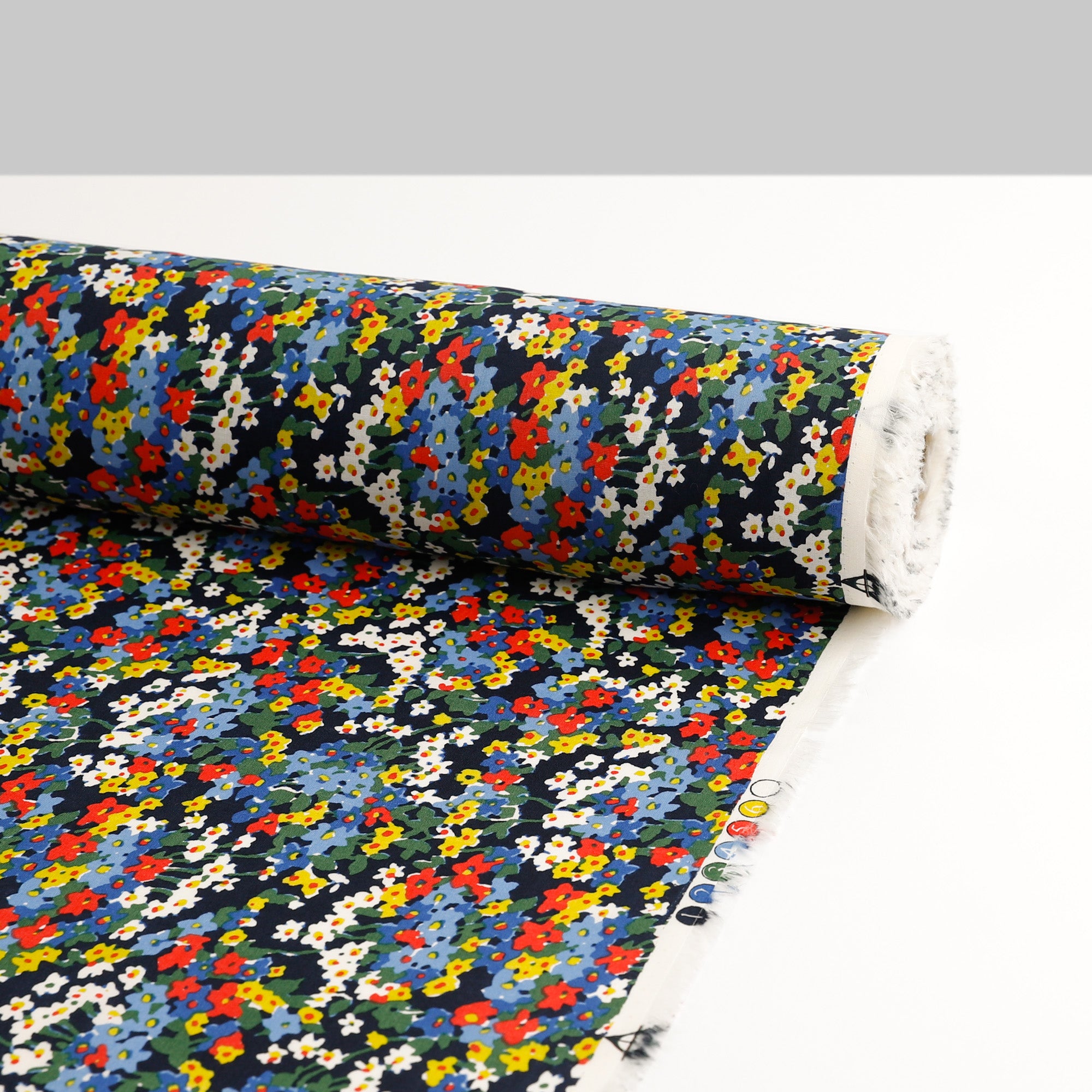 Flower Patch Cotton - Navy Mix