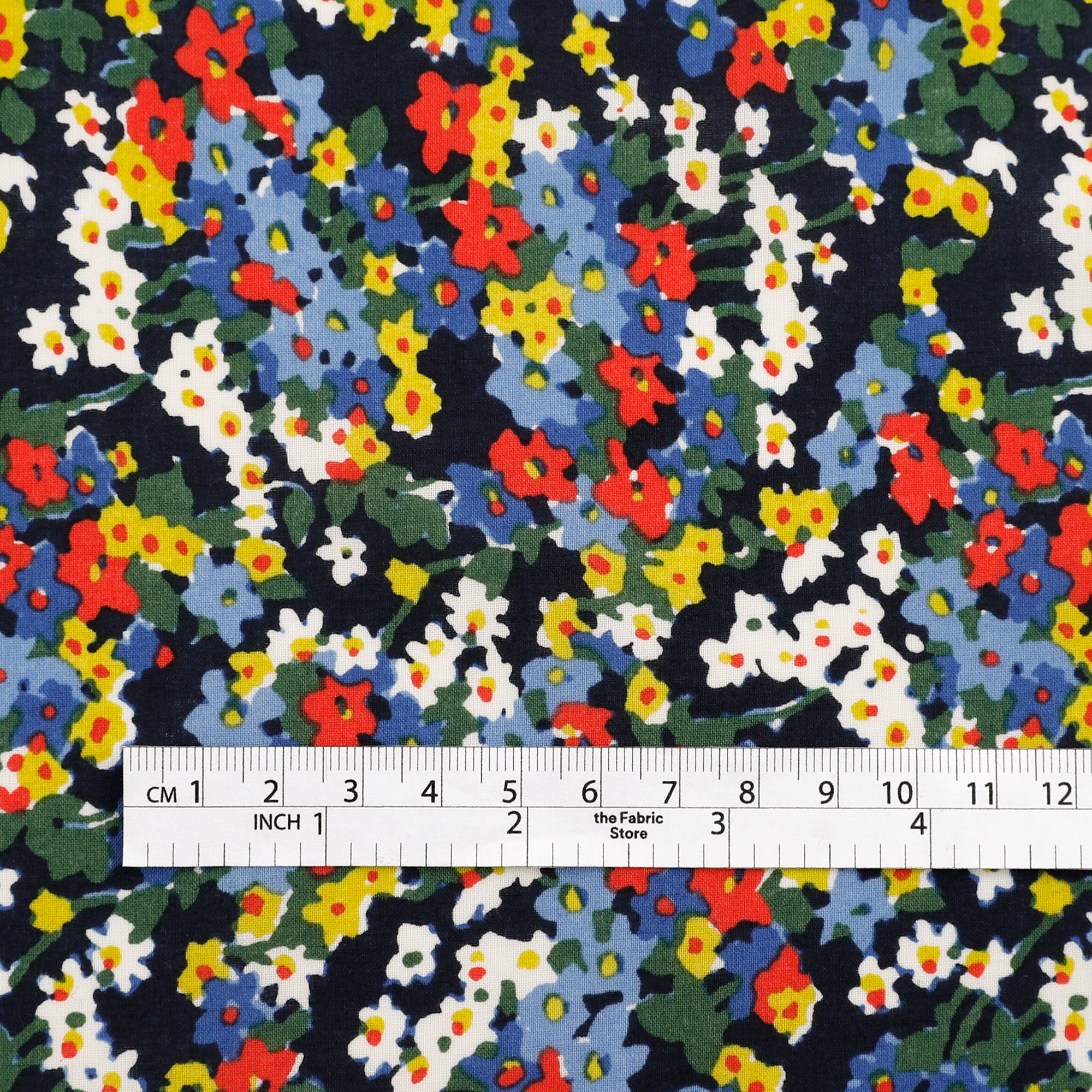 Flower Patch Cotton - Navy Mix