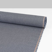 Little Gingham Soft Cotton Shirting - Navy