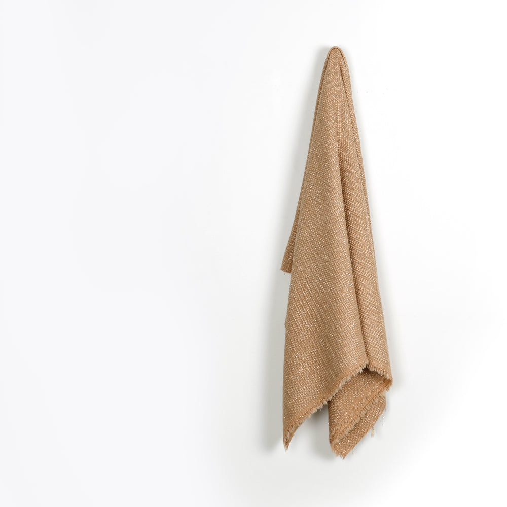Soft Shimmer Tweed - Crema