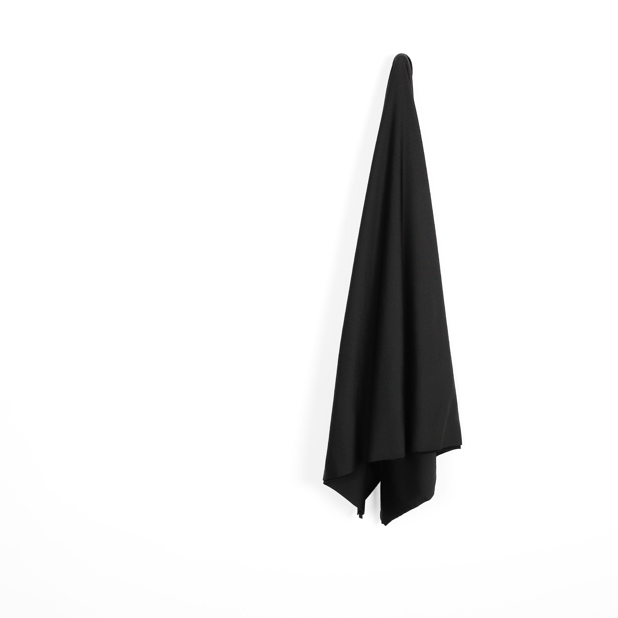 Stretch Merino / Recyled Poly Sweatshirting - Black