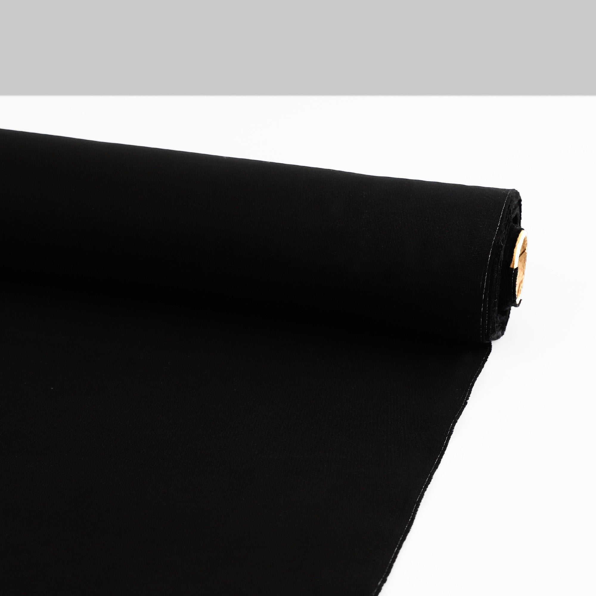 Peachy Stretch Cotton Twill - Black