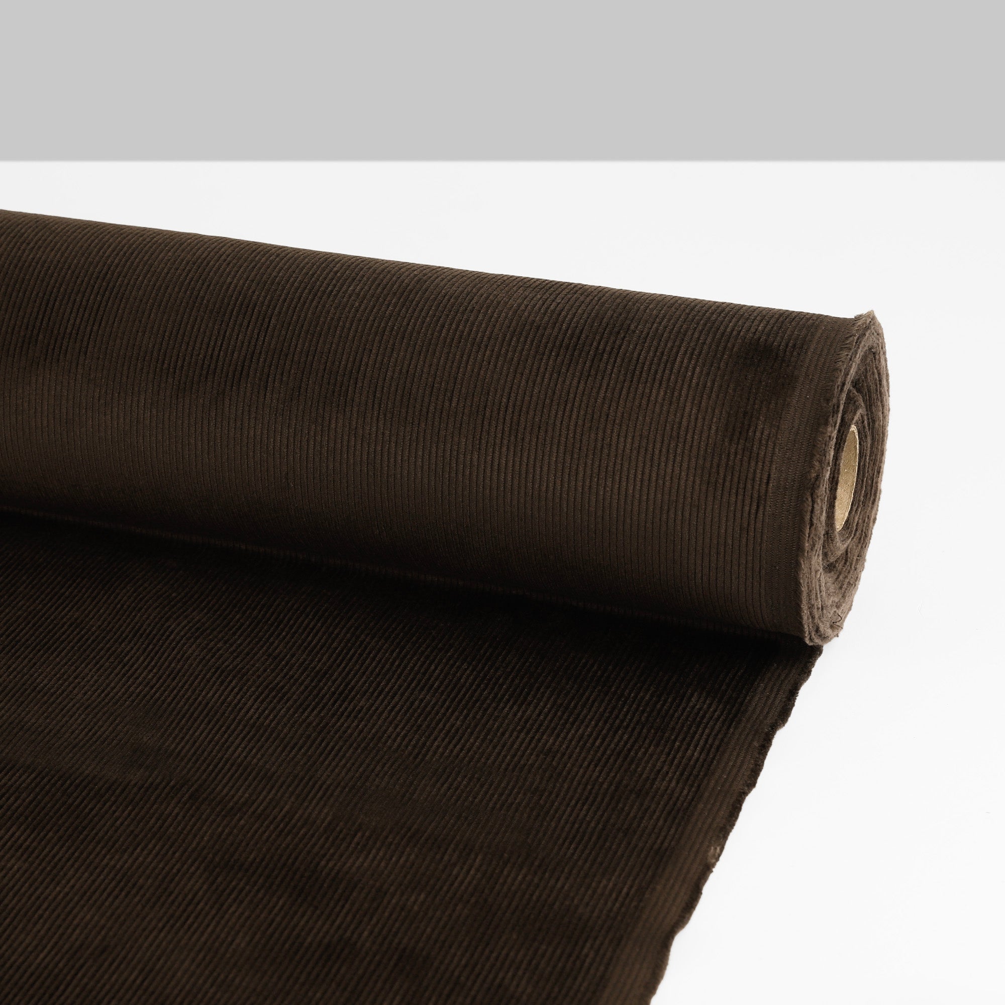 Stretch Cotton Cord - Dark Brown
