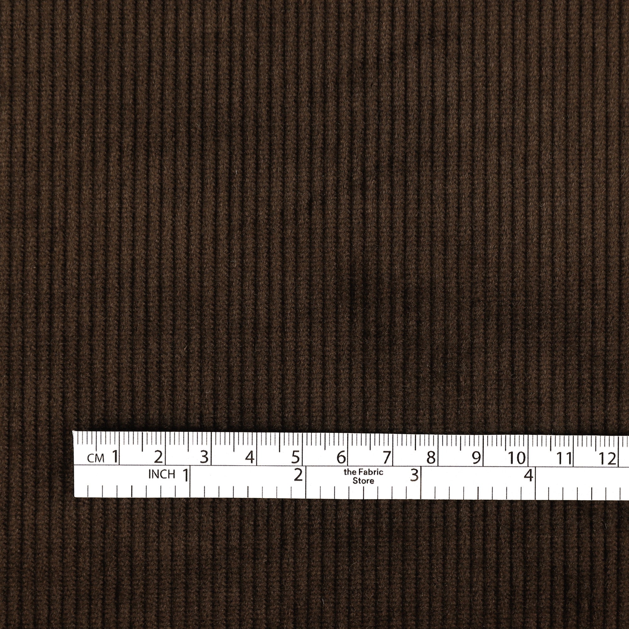 Stretch Cotton Cord - Dark Brown