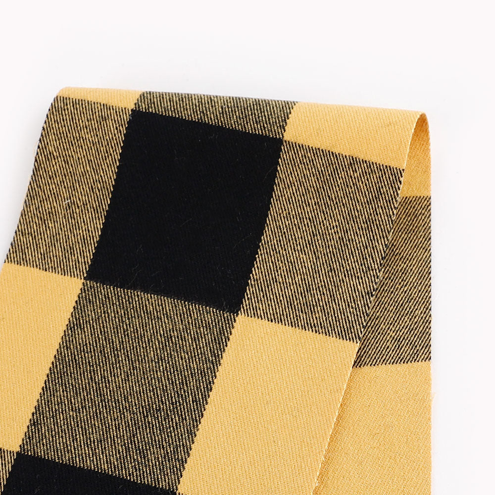  Viscose Buffalo Check - Bumblebee